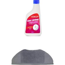 Roborge Xiaomi Mop 2 Lite Robot Süpürge Mop Bezi + Robot Süpürge Deterjanı - Çiçek