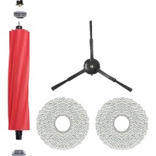 Roborge Roborock Q Revo Max V Robot Süpürge Uyumlu 4'lü Yedek Parça Seti