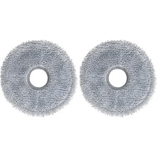 Roborge Dreame X20 Pro Robot Süpürge Uyumlu 2'li Mop Bezi Yedek Parça Seti