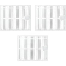 Roborge Xiaomi S20 Robot Süpürge Uyumlu 3'lü Hepa Filtre - Yedek Parça Seti