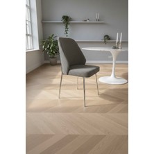 Todek Home Safir 6 Adet Metal Ayaklı Sandalye Babyface Kumaş Mutfak Salon Yemek Masası Sandalyesi