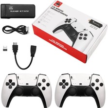 Retro Atari Kablosuz Çift Kol 4K HDMI Beyaz