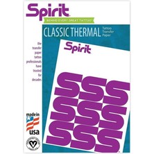 Spirit Classic Thermal Dövme Transfer Kağıdı – 8,5x11 Kutu 100 Adet
