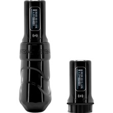 FK Irons Flux Max Stealth Çift Bataryalı Kablosuz Dövme Makinesi 3.2mm Stroke