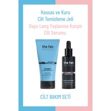 The Fair the fair. Hassas ve Kuru Cilt Temizleme Jeli 150 ml ve Kolajen Serum 30 ml