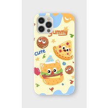 Lelia iPhone 12 Pro Max Uyumlu Baskılı Şeffaf Telefon Kılıfı | Koleksiyon: Snacktoon Delight