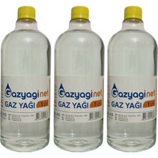 Gazyaginet Gazyağı 3 litre (Zift Sökücü, Zincir ve Motor Temizleyici, Gaz Sobası ve Gaz Lambası Yakıtı)