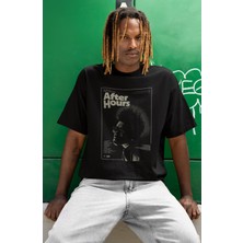 Sevbano Tasarım The Weeknd Rapper After Hours Baskılı Unisex Oversize Şarkıcı Tişört