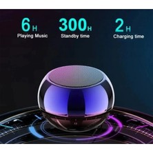 Elikaya TR Metal Mini Kablosuz Hoparlör Şarjlı 4W Mini Bluetooth Speaker Tws Özellikli Ses Bombası