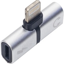 Powermaster PM-18316 iPhone Lightning Şarj Kulaklık Çevirici Adaptör Jack
