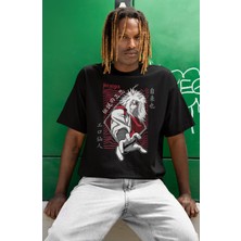 Sevbano Jiraiya Baskılı Unisex Oversize Naruto Anime Dizi Karakter Tişört