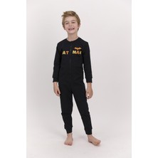 Batman Erkek Çocuk Siyah Tulum