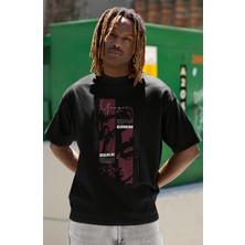 Sevbano Eren Yeager Zeke Beast Titan Roque Titan Baskılı Unisex Oversize Attack On Titan Anime Tişört