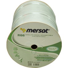 Mag RG59 Fa Mini Dual Bitişik Kablo 300 Mt