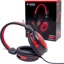 Magicvoice A63 Misde 3.5 Mm Aux Girişli Stereo Mikrofonlu Kulak Üstü Oyuncu Kulaklık