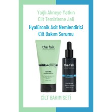 The Fair Yağlı Akneye Yatkın Cilt Temizleme Jeli 150 ml ve Hiyarülonik Asit Serum 30 ml