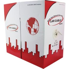 Powermaster 24 AWG 0.57 Mm Saf Bakır 305 Metre CAT6 Kablo