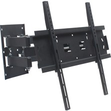 Powermaster PWR-H48 22''-55'' Çift Kollu Kilitli Hareketli Duvar Askı Aparatı