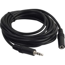Elektromer Powermaster 3.5 Mm Stereo Erkek/Dişi 5 Metre Aux Çevirici Uzatma Kablo PM-5758