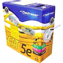 Elektromer Powermaster Cat5 100 Metre Ethernet Network Kablosu