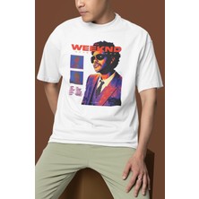 Sevbano The Weeknd After Hours Rapper Baskılı Unisex Oversize Şarkıcı Tişört