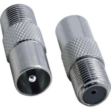 Powermaster F Konnektör Dişi Anten Fişi Erkek Çevirici