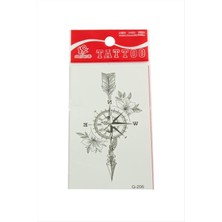 Nacario Pusula Tattoo Dövme Sticker