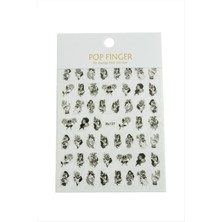 Starseven Gül Kız Tattoo Dövme Sticker