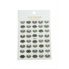 Starseven Desenli Tattoo Dövme Sticker