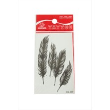 Starseven Yaprak Tattoo Dövme Sticker