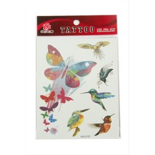 Starseven Ağaç Kakan Tattoo Dövme Sticker