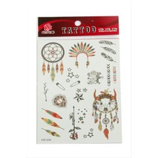 Starseven Kızılderili Tattoo Dövme Sticker