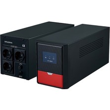 Andees AD-1200 1200VA 12V7.5AhX2 UPS Kesintisiz Güç Kaynağı (430x210x235Mm)