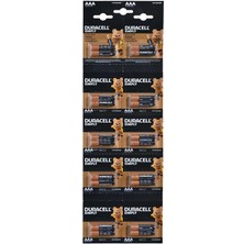 Duracell Alkalin İnce Kalem Pil (Aaa) 20 Li Kartelalı (10X2 Li)