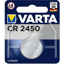 Varta CR2450 3 Volt Lityum Pil Tekli