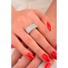 CEBECİ Cebeci 14 Ayar Taşlı Sıralı Altın Yüzük