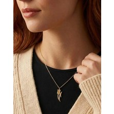 İryum 14K Altın Lale Kolye 4N28250