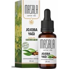 Masala Jojoba Yağı 20 Ml. (Jojoba Oil)  Soğuk Pres