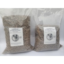 Gold Mind CP Pelet Yem 3kg Tavşan,  Chinchilla, Ginepig, Hamster, Için Uygun Kemirgen Yemi.3kg