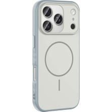 Lopard iPhone 17 Pro Max ile Uyumlu Kılıf M-Safe Şarj Özellikli Tea Kapak Turuncu Lacivert Gümüş Renkleri