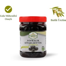 Egelya Gemlik Yağlı Siyah Zeytin 500 g | Butik Üretim, Gıda Mühendisi Kontrolünde
