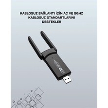 Elikaya TR USB Wifi Adaptör – 1200 Mbps Hız