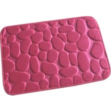 Elikaya TR Memory Kaydırmaz Banyo Paspası Pembe