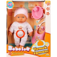 Sunman Bebelou Yemek Zamanı Sesli Bebek Seti 35 cm