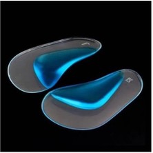 Elikaya TR Silikon Ayak Tabanlık Içe Basma Önleyici Mavi