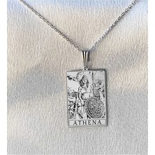 Normadia 925 Ayar Gümüş Athena Kolye, Şıklık ve Zarafet Için Özel Tasarım