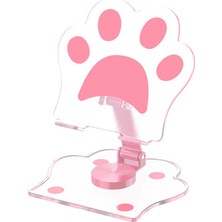 Normadia Sevimli Pati Tasarımlı 360° Dönebilen Kademeli Şeffaf Tablet Tutucu