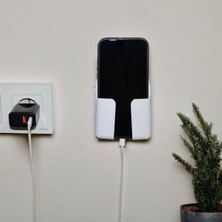 Normadia Manyetik Telefon ve Kumanda Tutucu, Duvara Monte, Priz Askısı