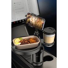 Normadia Çok Fonksiyonlu 4in1 Içecek ve Telefon Tutuculu Masa ve Araç Bardaklık