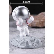 Normadia Sevimli Astronot Dekoratif Masaüstü Telefon ve Tablet Tutucu